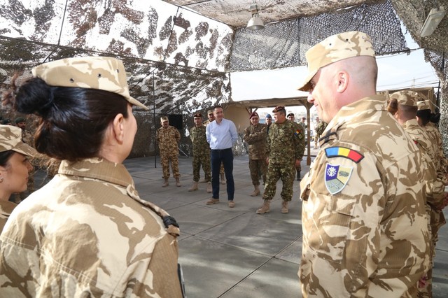 Vizita sefului Statului Major al Apararii in Afganistan