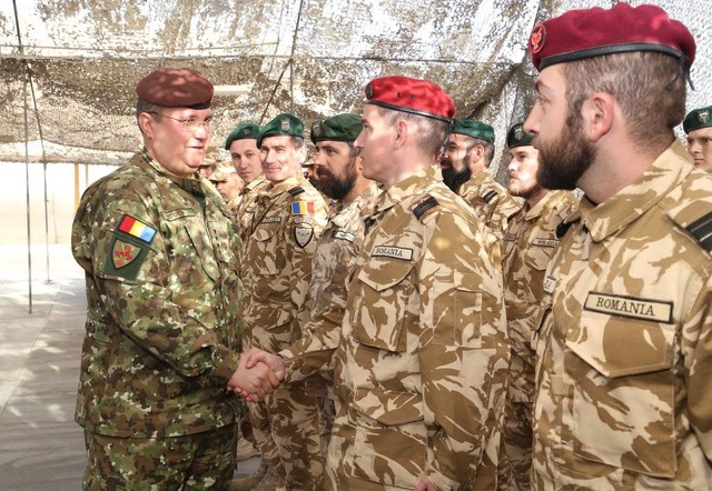 Vizita sefului Statului Major al Apararii in Afganistan