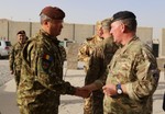 Vizita sefului Statului Major al Apararii in Afganistan