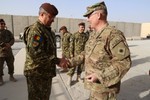 Vizita sefului Statului Major al Apararii in Afganistan