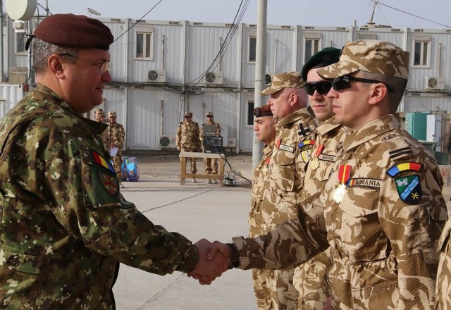 Vizita sefului Statului Major al Apararii in Afganistan