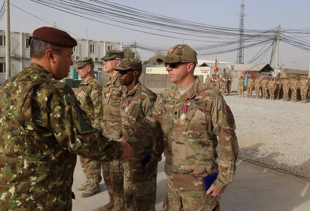 Vizita sefului Statului Major al Apararii in Afganistan