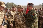 Vizita sefului Statului Major al Apararii in Afganistan