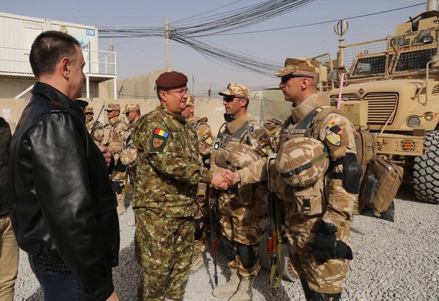 Vizita sefului Statului Major al Apararii in Afganistan