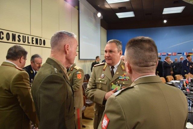Seful Statului Major al Apararii la Conferinta Comitetului Militar al NATO, in formatul sefilor apararii