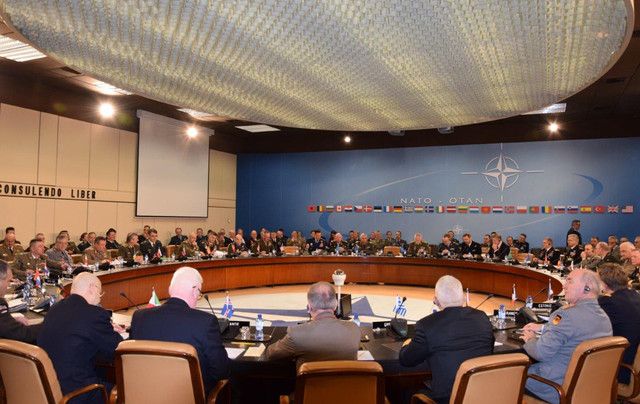 Seful Statului Major al Apararii la Conferinta Comitetului Militar al NATO, in formatul sefilor apararii