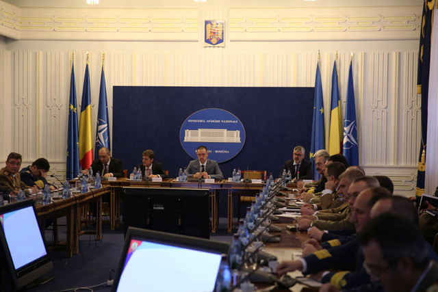Ministrul Apararii Nationale la autoevaluarea activitații Statului Major al Apararii; Foto: Nicusor Comanescu