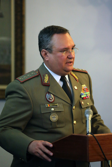 Seful Statului Major al Apararii la autoevaluarea activitații Statului Major al Apararii; Foto: Nicusor Comanescu