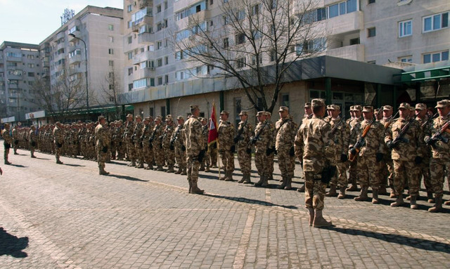 Ceremonie de repatriere din Afganistan a “Inimilor Neinfricate” Foto: Ionut Filimon