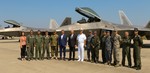 Antrenament in comun cu avioane F- 22 Raptor, la Campia Turzii