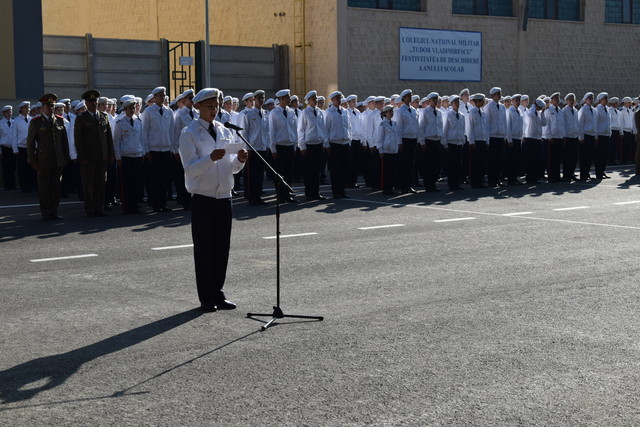 Deschiderea anului școlar in instituțiile militare de invațamant preuniversitar și postliceal