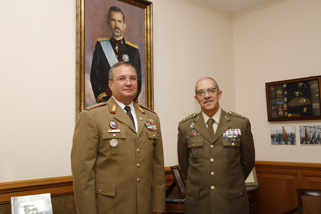 Vizita oficiala a sefului Statului Major al Apararii in Regatul Spaniei