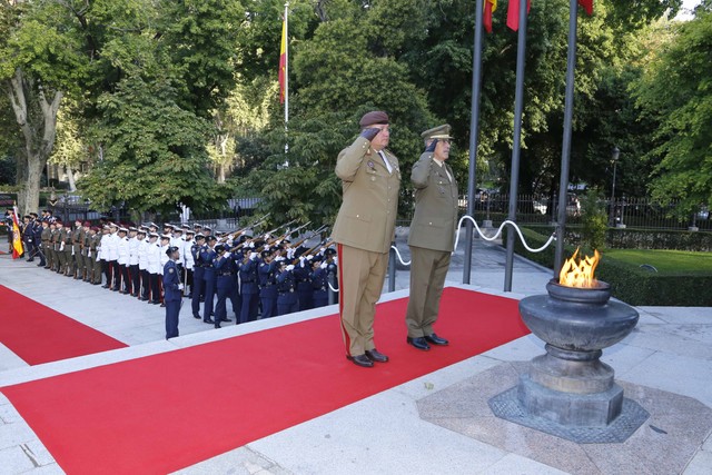 Vizita oficiala a sefului Statului Major al Apararii in Regatul Spaniei