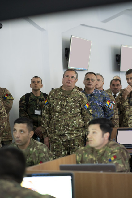 Vizitarea centrelor componente ale exercitiului. Foto: Laurentiu Turoi