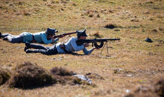 Imagini din timpul reconstituirii. Foto: Laurențiu Turoi
