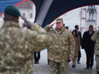 șeful Statului Major al Apărării, generalul Nicolae-Ionel Ciucă a participat la eveniment Foto:Laurențiu TUROI