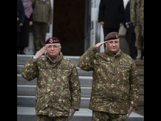 Ceremonie de trecere în rezervă a locțiitorului șefului Statului Major al Apărării Foto:Laurențiu Turoi