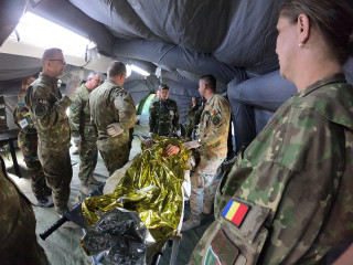 Exercițiul Multinațional Medical Întrunit Vigorous Warrior 2019 Foto:Sergiu Iosub