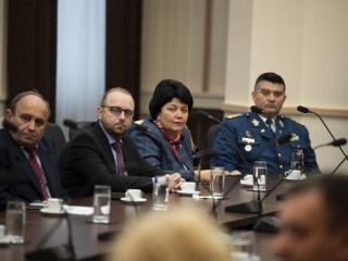 Întâlnirea șefului Statului Major al Apărării cu participanții la Cursul de securitate și bună guvernare <br/> Foto: 