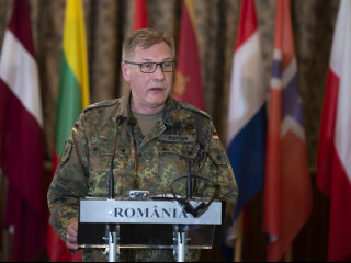 Conferință de presă pe timpul exercițiului Steadfast Cobalt 2019 <br/> Foto: Laurențiu Turoi