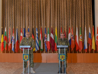 Conferință de presă pe timpul exercițiului Steadfast Cobalt 2019 <br/> Foto: Laurențiu Turoi