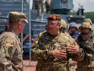 Întrevederea șefului Statului Major al Apărării cu comandantul Comandamentului European al SUA Foto: