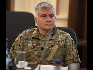 Întrevederea șefului Statului Major al Apărării cu locțiitorul comandantului Comandamentului Forțelor pentru Operații Speciale al SUA Foto:Turoi Laurentiu