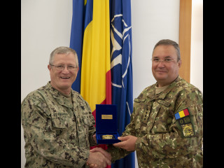 Întrevederea șefului Statului Major al Apărării cu locțiitorul comandantului Comandamentului Forțelor pentru Operații Speciale al SUA Foto:Turoi Laurentiu