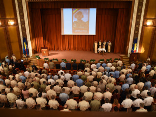Ceremonie de comemorare a sublocotenentului p.m. Ciprian ștefan Polschi Foto:Sergiu Iosub