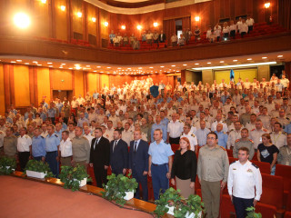 Ceremonie de comemorare a sublocotenentului p.m. Ciprian ștefan Polschi Foto:Valentin Ciobârcă