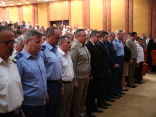 Ceremonie de comemorare a sublocotenentului p.m. Ciprian ștefan Polschi Foto:Valentin Ciobârcă