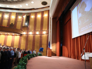 Ceremonie de comemorare a sublocotenentului p.m. Ciprian ștefan Polschi Foto:Valentin Ciobârcă