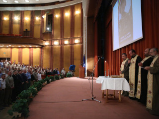 Ceremonie de comemorare a sublocotenentului p.m. Ciprian ștefan Polschi Foto:Valentin Ciobârcă