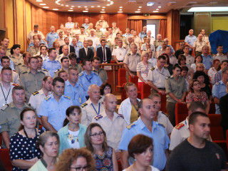 Ceremonie de comemorare a sublocotenentului p.m. Ciprian ștefan Polschi Foto:Valentin Ciobârcă
