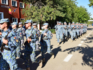 Ceremonia de deschidere a anului de învățământ 2019-2020 la școala Militară de Maiștri Militari și Subofițeri a Forțelor Aeriene „Traian Vuia”. Foto: