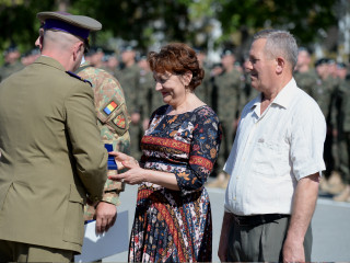 Participarea locțiitorului șefului Statului Major al Apărării la ceremonia militară prilejuită de aniversarea a 25 de ani de la înființarea Batalionului 26 Infanterie “Neagoe Basarab” Foto: