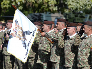 Participarea locțiitorului șefului Statului Major al Apărării la ceremonia militară prilejuită de aniversarea a 25 de ani de la înființarea Batalionului 26 Infanterie “Neagoe Basarab” Foto: