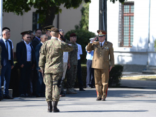 Participarea locțiitorului șefului Statului Major al Apărării la ceremonia militară prilejuită de aniversarea a 25 de ani de la înființarea Batalionului 26 Infanterie “Neagoe Basarab” Foto: