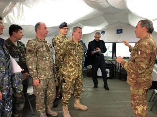 Ziua Distinșilor Vizitatori în cadrul exercițiului multinațional „CETATEA 2019” Foto: