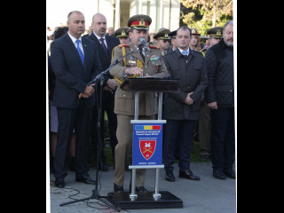 Ziua Armatei României sărbătorită în Garnizoana Bistrița.  Foto:Andreea Mureșan
