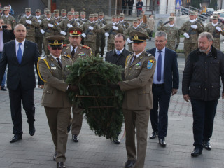 Ziua Armatei României sărbătorită în Garnizoana Bistrița.  Foto:Andreea Mureșan