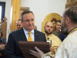 Sfințirea bisericii militare din incinta M.Ap.N. Foto: