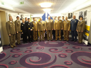 Participarea șefului Statului Major al Apărării la activitățile specifice prilejuite de preluarea Președinției Consiliului UE de către România Foto: