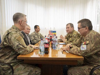 Conducerea MApN cu generalul John E. Hyten Foto:Laurențiu Turoi