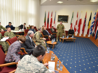 Conducerea MApN cu generalul John E. Hyten Foto:Laurențiu Turoi