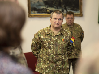 Conducerea MApN cu generalul John E. Hyten Foto:Laurențiu Turoi