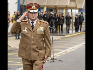 șeful Statului Major al Apărării la ceremonialul organizat cu ocazia preluării comenzii SNMCMG2 Foto: