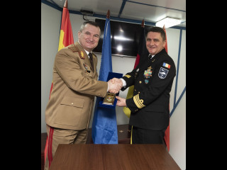 șeful Statului Major al Apărării la ceremonialul organizat cu ocazia preluării comenzii SNMCMG2 Foto: