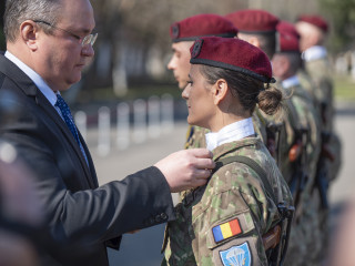 Ceremonie de repatriere din Afganistan a „Vulturilor Negri” Foto:Laurențiu Turoi
