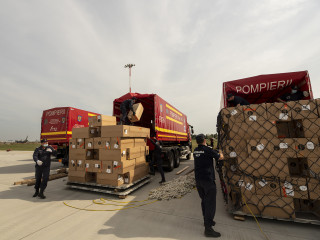 Misiuni de transport a unor echipamente medicale din Germania Foto:Laurențiu Turoi